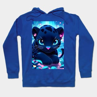 Cute Kawaii baby black panther Hoodie